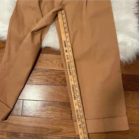 J. Crew Wide-leg Pleated Chino Pant Size 4 - Picture 8 of 10